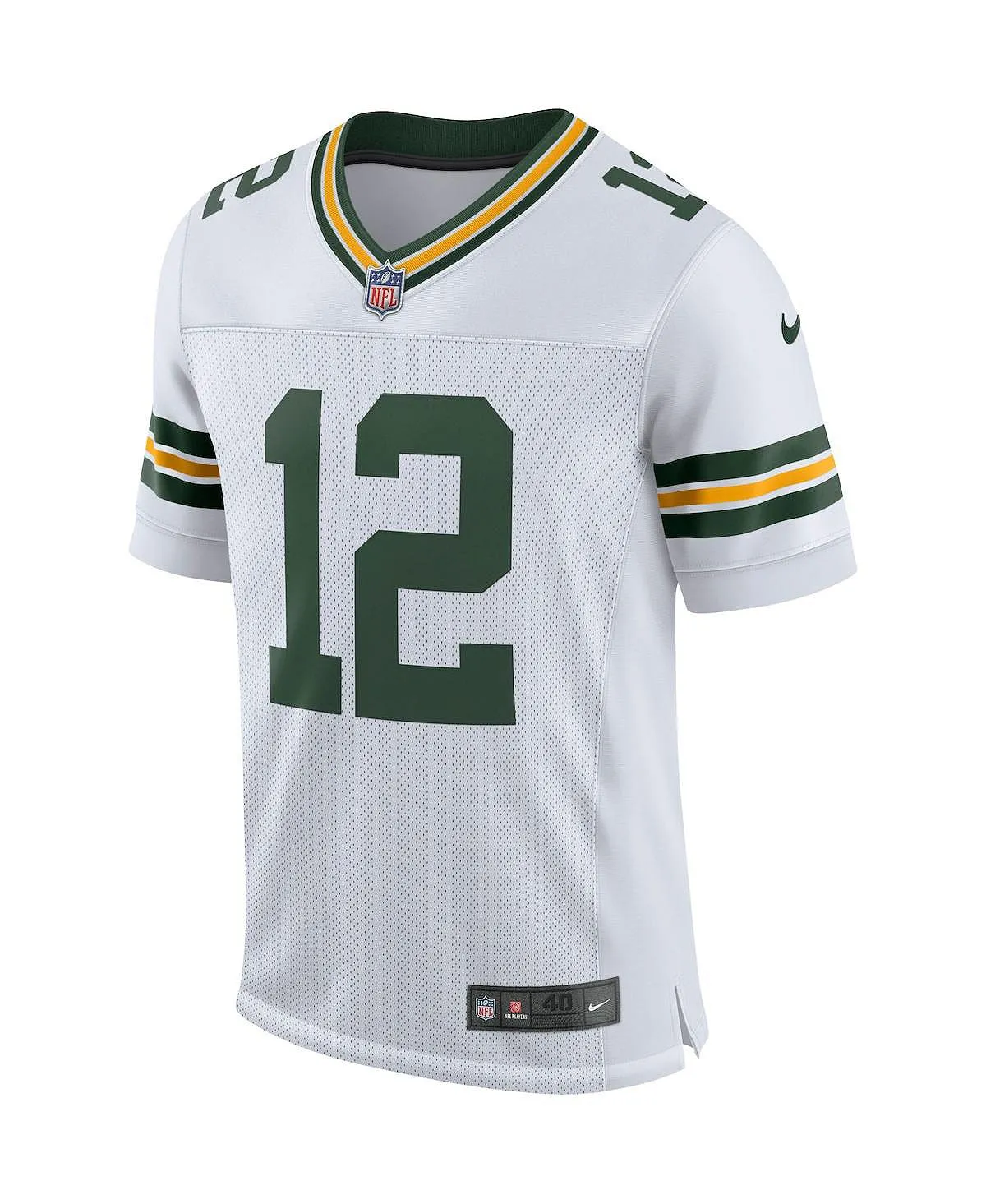 Men's Aaron Rodgers White Green Bay Packers Elite Player Nike T-Shirt, White